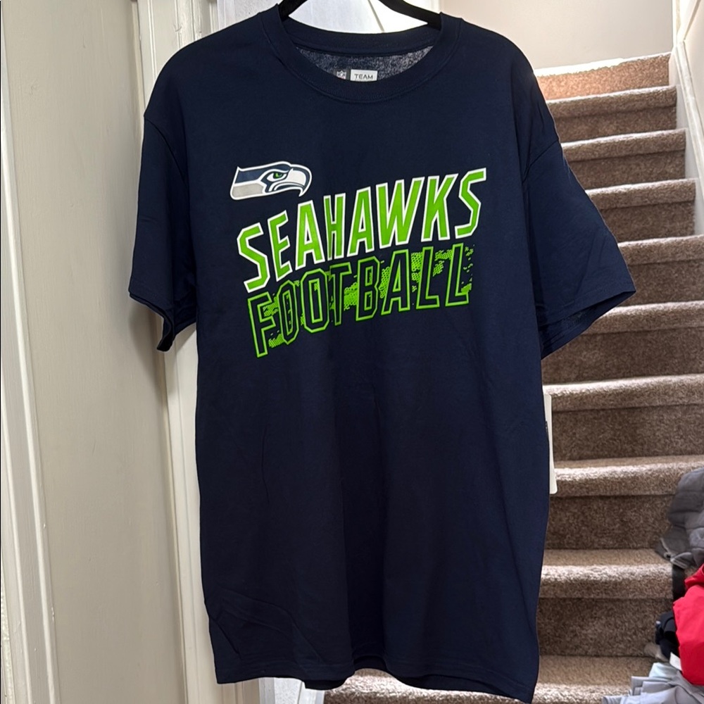 NFL Navy Blue Seahawks T shirt